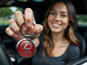 Lexus Porte-clés Sécurité Alliage Force Durable